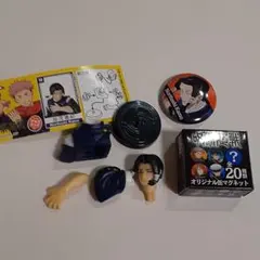 呪術廻戦　加茂 憲紀　チョコエッグ　フィギュア　ハイチュウ　缶 マグネット