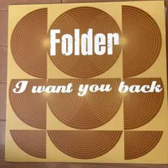folder I WANT YOU BACK レコード