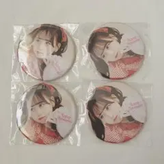 FRUITS ZIPPER ラッフル 缶バッジ かれん 4点