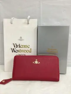 【U-0014】Vivienne Westwood 長財布 ラウンドファスナー