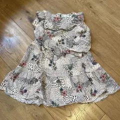 ZARA KIDS ワンピース　ドット柄　花柄