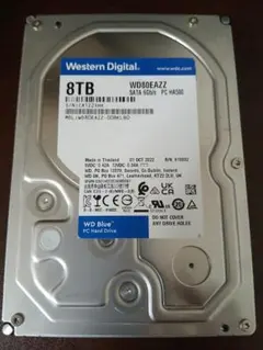 Western Digital WD80EAZZ 8TB HDD 極少使用 - メルカリ