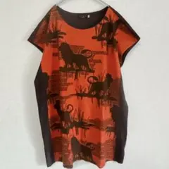EVEX by KRIZIA エベックスバイクリツィ　Tシャツ ライオン柄　40のサムネイル