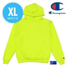 新品XL★CHAMPION USモデル パーカー ネオンカラー