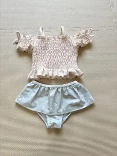 アプレレクール 花柄水着 ベビー 80