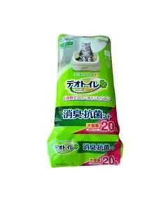 エコメルカリ便発送限定 デオトイレ 消臭抗菌シート 20枚×6袋計120枚