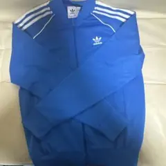 adidas 青 ジャージジャケットS