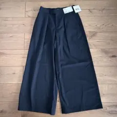 タグ付きUNIQLO C タックワイドパンツセットアップ+