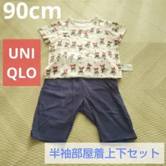 UNIQLO ベビー服 半袖上下セット 90cm