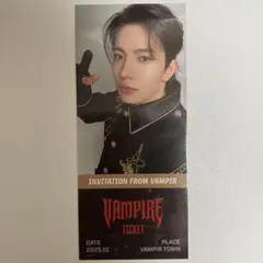 ENHYPEN WORLD ヴァンパイア ヒスン チケットカード　enhypen