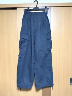 【未使用】MOUSSYカーゴパンツ ダークグレー