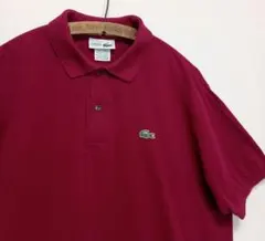 80s 90s 良品 フランス製 ラコステ L1212 鹿の子 ポロシャツ 5