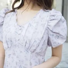 リリアンカラット フラワー マーメイドワンピース