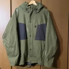 FieldCore 綿リップ防風防寒2wayジャケット オリーブグリーン