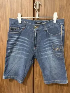 バーバリーブラックレーベル　デニムショートパンツ ハーフパンツ　79 Lサイズのサムネイル