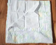 布団カバー105×210cm ラベンダー×グリーン 花柄