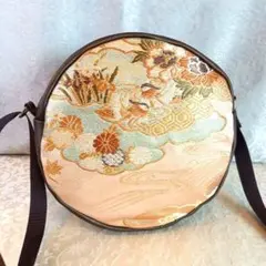 帯リメイクバッグ　ショルダーバッグ　ワンショルダー　ハンドメイド