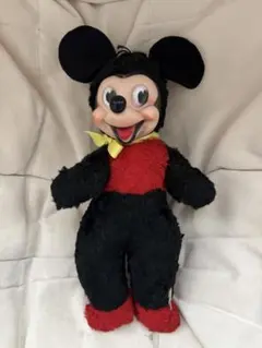 レトロ　ミッキーマウス　ぬいぐるみ　ディズニー