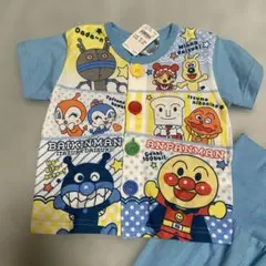 アンパンマン 半袖バイキンマン ベビーパジャマ 80