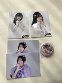 CUTIE STREET 缶バッジ 生写真　真鍋凪咲