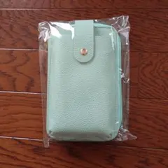 本革スマホショルダーバッグ ミントグリーン サワアラモード - メルカリ