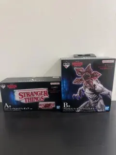 ストレンジャーシングス 一番くじ A賞、B賞 ロゴフィギュア デモゴルゴン