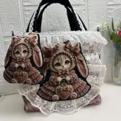 フラワーモチーフ付きスマホ入れショルダーバッグ♡ポテチーノピンク 