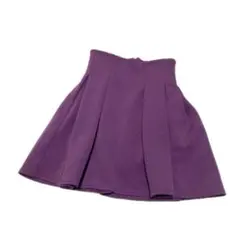 GU タックボリュームスカート パープル　S