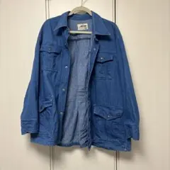 エドウィン　デニムカバーオール（サファリジャケット風デザイン）のサムネイル
