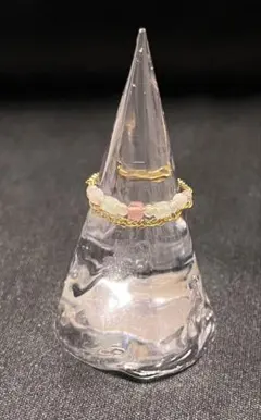 トルマリン(ピンク) チェーンリング #3