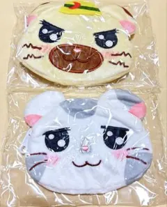 とっとこハム太郎 コウシくん ふわふわフェイスポーチ ガチャガチャ