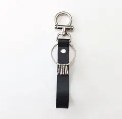 レザーキーホルダー　キーリング　ハンドメイド商品のサムネイル