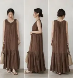 INES DE LA FRESSANGE UNIQLO ノースリーブワンピース
