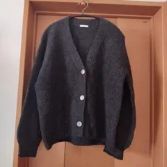 GU　パフィータッチパフスリーブカーディガン 　L