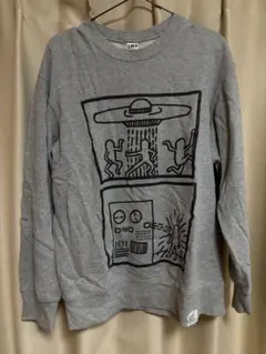 Keith Haring スウェットシャツ グレー