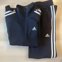 adidas ネイビー ジャージ上下セット Mサイズ　150cm