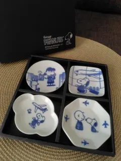 ANA ピーナッツ スヌーピー オリジナル豆皿4枚セット