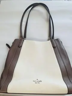 kate spade ショルダーバッグ ブラウン/ホワイト