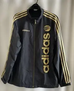 adidas NEO LABEL ジャージ 黒✖️ゴールド　Ｌサイズ