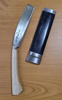 片刃鉈】刃長21㎝ 白2 豊国 土佐高級林業用打刃物 ◇ ナタ オノ 