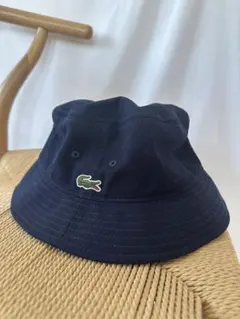 【新品未使用タグ付き】LACOSTE ネイビー バケットハット