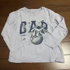 GAP 子供用長袖カットソー　105cm 薄水色　宇宙飛行士柄