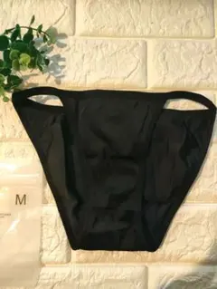 新品 水着 インナーショーツ 黒 M 透け防止 水陸両用 水泳 ランニング ヨガ