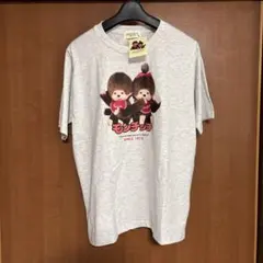 新品☆モンチッチ プリントTシャツ グレー Mサイズ