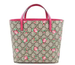 【美品】GUCCI　グッチ　チルドレン　GGスプリーム　410812ハンドバックのサムネイル