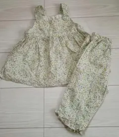 H&M 花柄 トップスとパンツセット　セットアップコットン100%