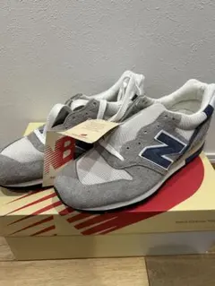 New Balance スニーカー グレー/ホワイト/ブルー