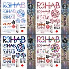 R3HAB タトゥーシール （カラー①〜④Ver.） ULTRAJAPAN