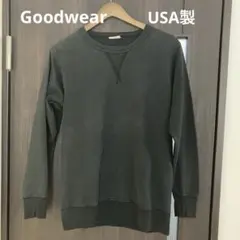 ⁠USA製 グッドウェア 薄手スウェット 長袖カットソー フェードブラックS⁠のサムネイル