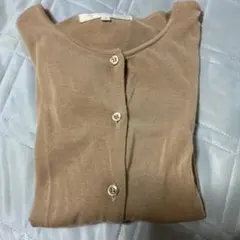 NATURAL BEAUTY 長袖 カーディガン ベージュ 40